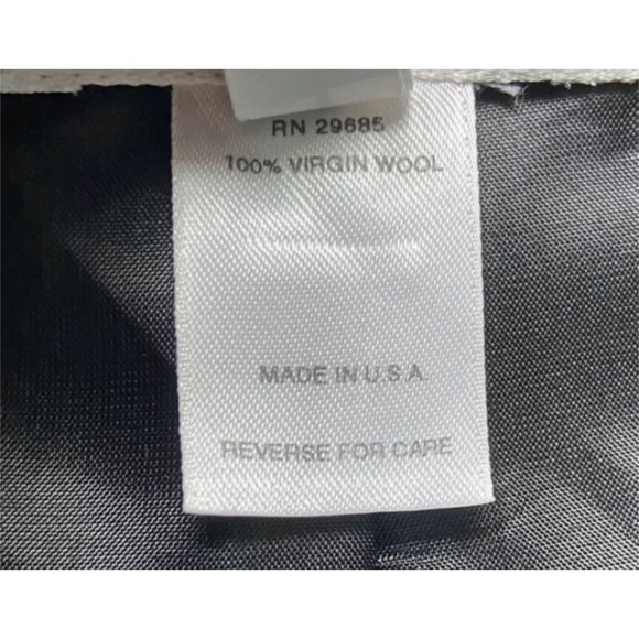 Pendleton 6P Petite Jacket 100% Virgin Wool Dark Gray Collared Lined 5 Button - Picture 8 of 11